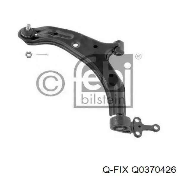 Compre Q0370426 Q-fix Braço oscilante inferior esquerdo de suspensão dianteira