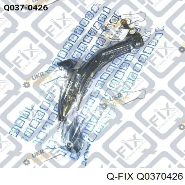 Braço oscilante inferior esquerdo de suspensão dianteira Q0370426 Q-fix
