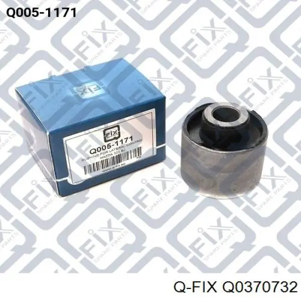 Q0370732 Q-fix Braço oscilante (tração) longitudinal inferior direito de suspensão traseira