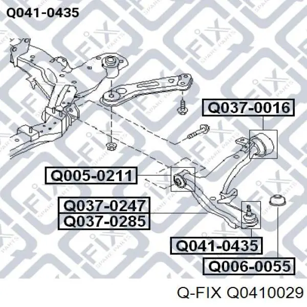 Suporte de esfera superior Q-fix Q0410029
