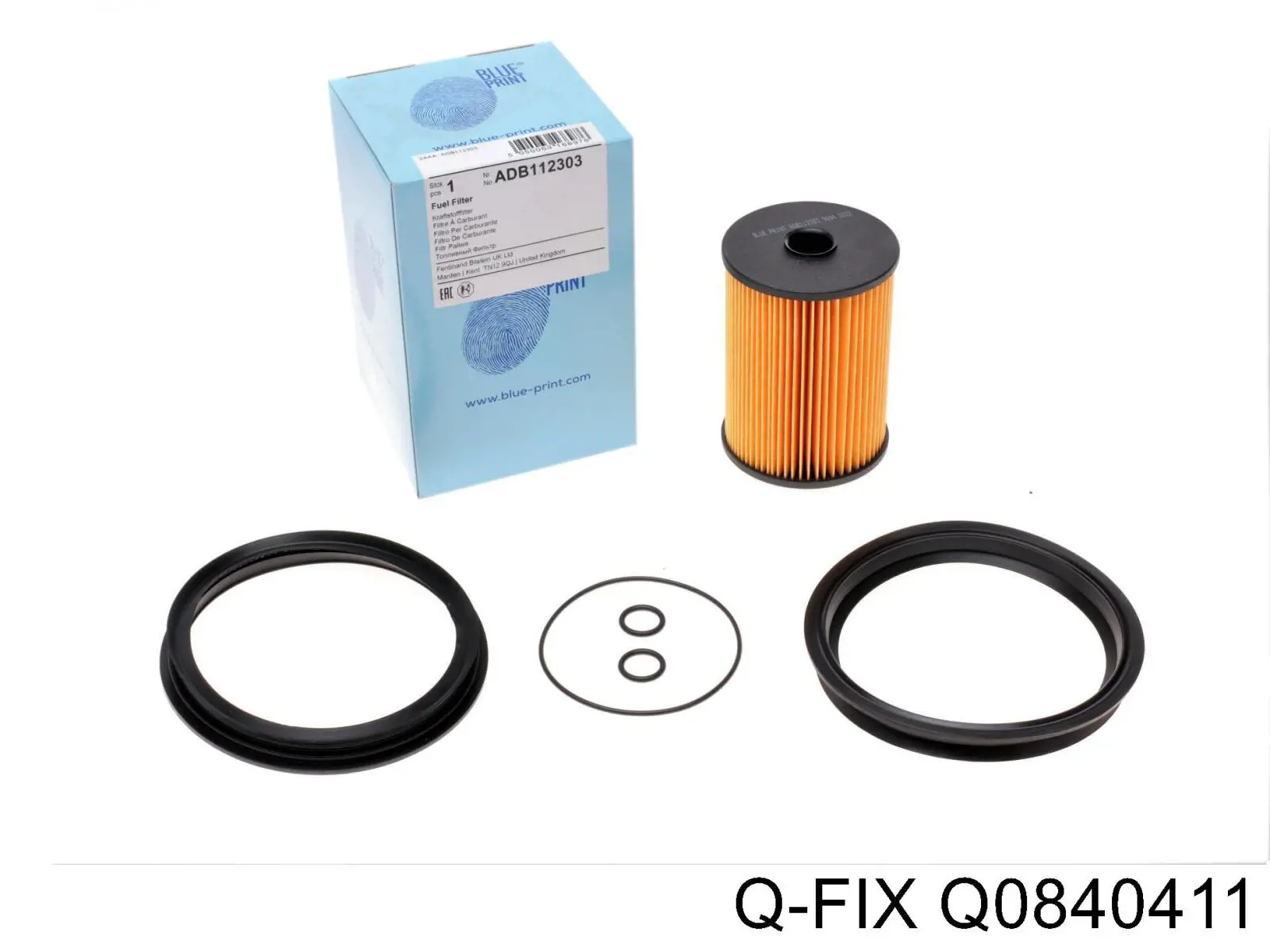Q0840411 Q-fix Filtro de combustível