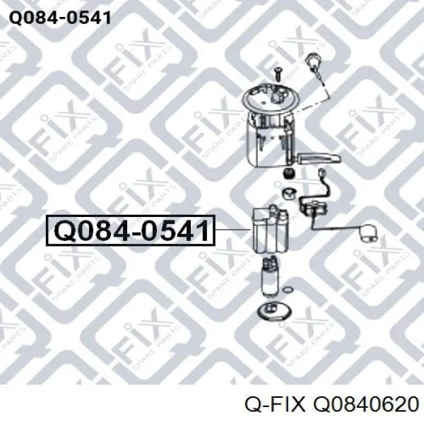 Filtro de combustível Q-fix Q0840620 preço, a partir de 68,87 USD
