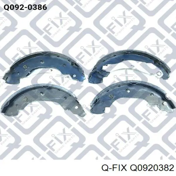 Q0920382 Q-fix Sapatas do freio de estacionamento