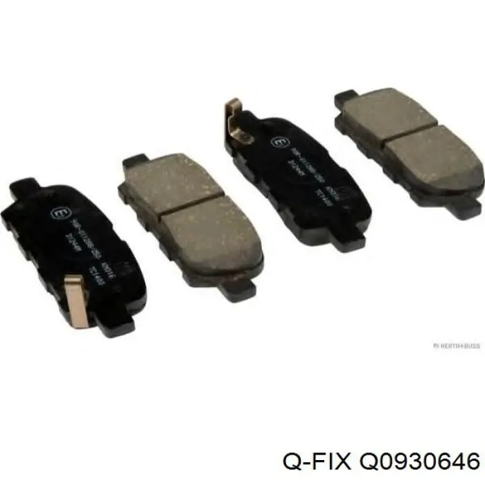 Compre Q0930646 Q-fix Sapatas do freio dianteiras de disco