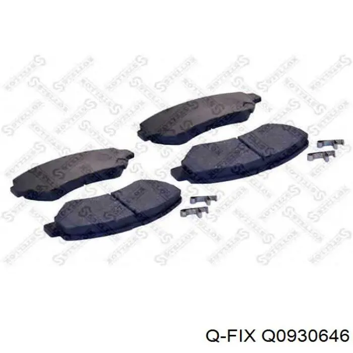 Compre Q0930646 Q-fix Sapatas do freio dianteiras de disco