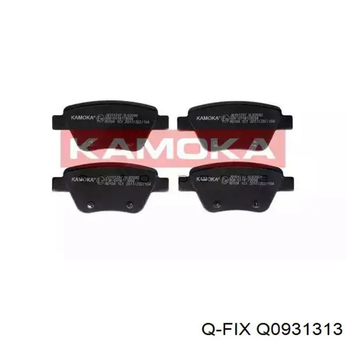 Sapatas do freio traseiras de disco Q-fix Q0931313 preço, a partir de 29,04 USD
