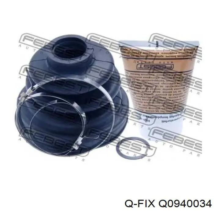 Q0940034 Q-fix Bota de proteção da junta universal