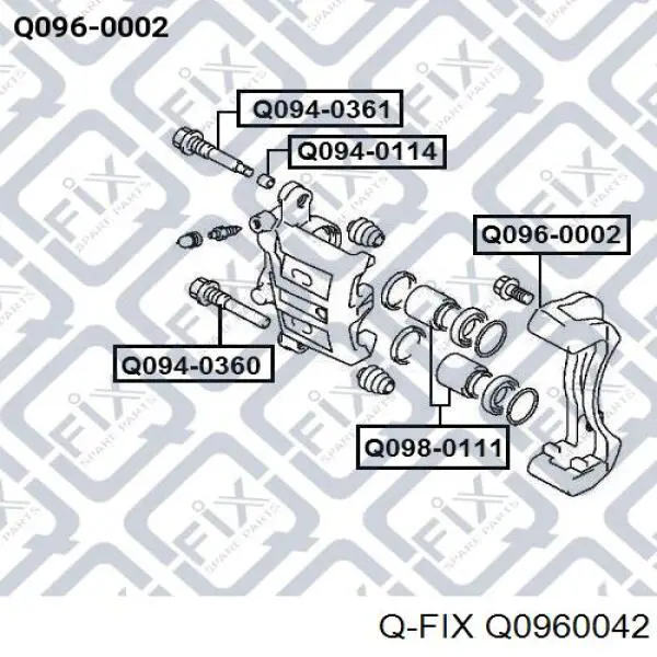 Braçadeira do freio de suporte dianteiro Q-fix Q0960042 preço, a partir de 42,07 USD