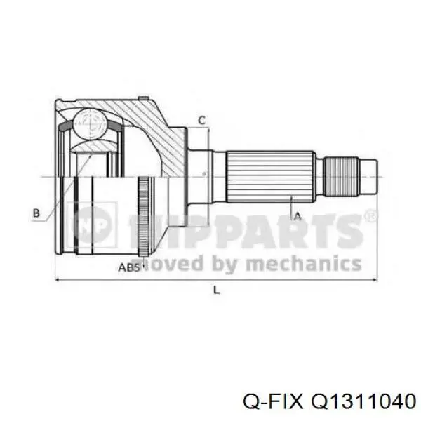 Junta homocinética interna dianteira direita Q-fix Q1311040 preço, a partir de 53,90 USD