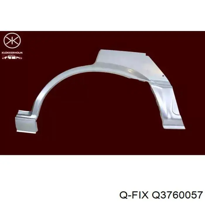 Q3760057 Q-fix Parafuso de fixação de braço oscilante de inclinação traseiro, interno