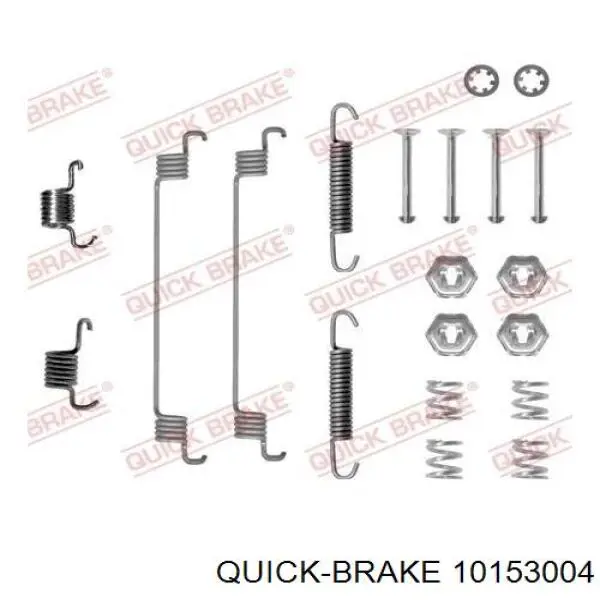 Compre 10153004 Quick Brake Mecanismo de aproximação (de auto-aproximação) das sapatas de tambor (kit de reparação levadiça)