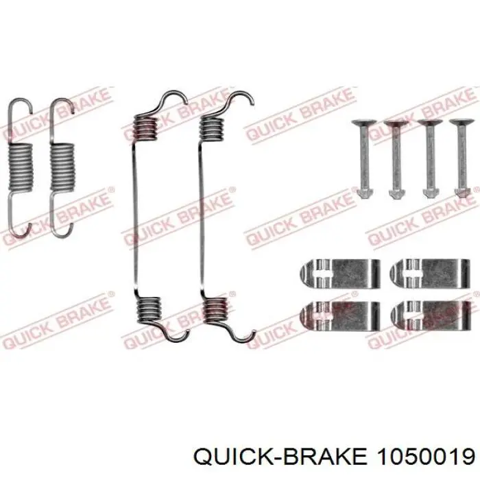 1050019 Quick Brake Kit de reparação dos freios traseiros