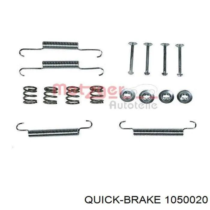 1050020 Quick Brake Kit de reparação dos freios traseiros