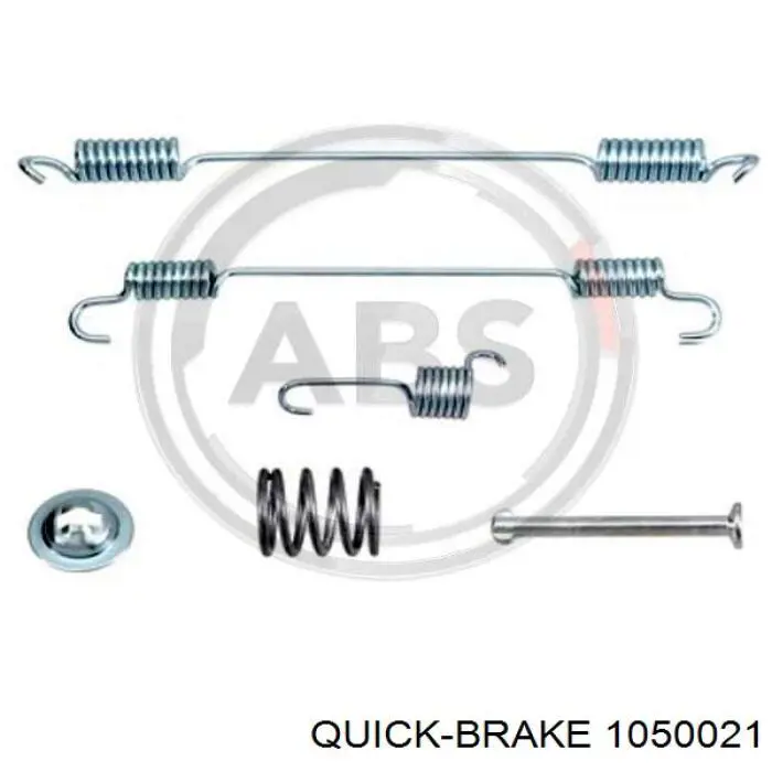 1050021 Quick Brake Kit de montagem das sapatas traseiras de tambor