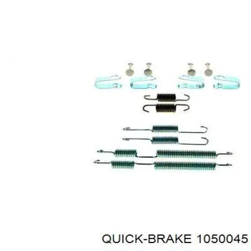 Kit de montagem das sapatas traseiras de tambor Quick Brake 1050045 preço, a partir de 15,04 USD