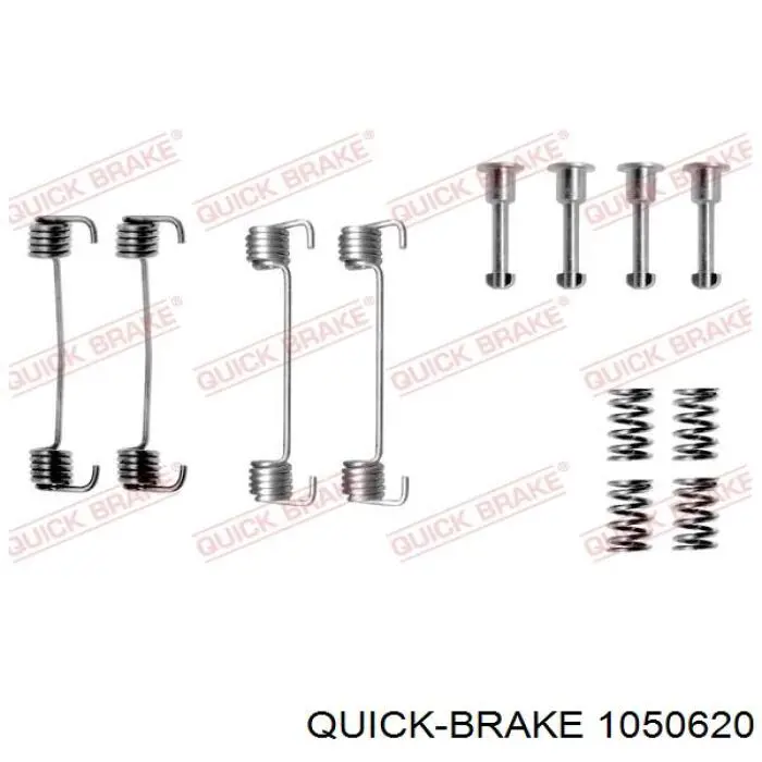 1050620 Quick Brake Kit de reparação das sapatas do freio