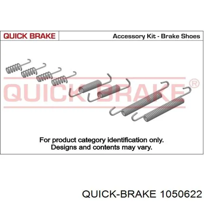 1050622 Quick Brake Kit de reparação do freio de estacionamento