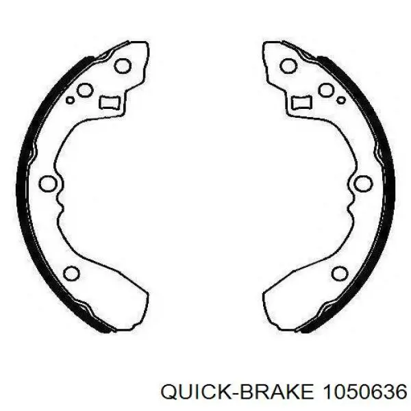 Compre 1050636 Quick Brake Kit de reparação das sapatas do freio