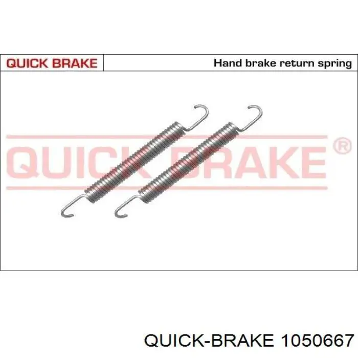 Kit de montagem das sapatas traseiras de tambor Quick Brake 1050667 preço, a partir de 6,65 USD