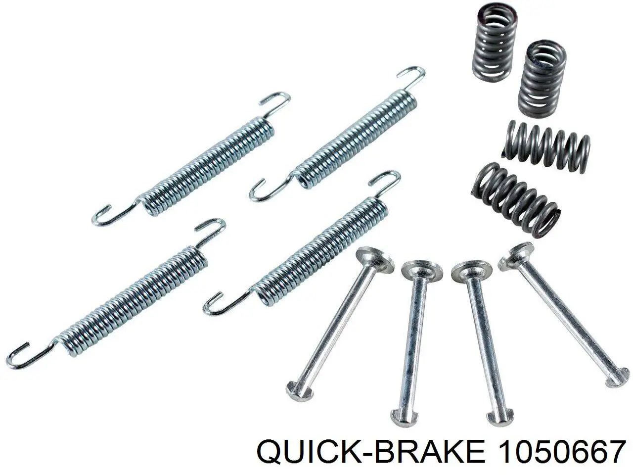 1050667 Quick Brake Kit de montagem das sapatas traseiras de tambor