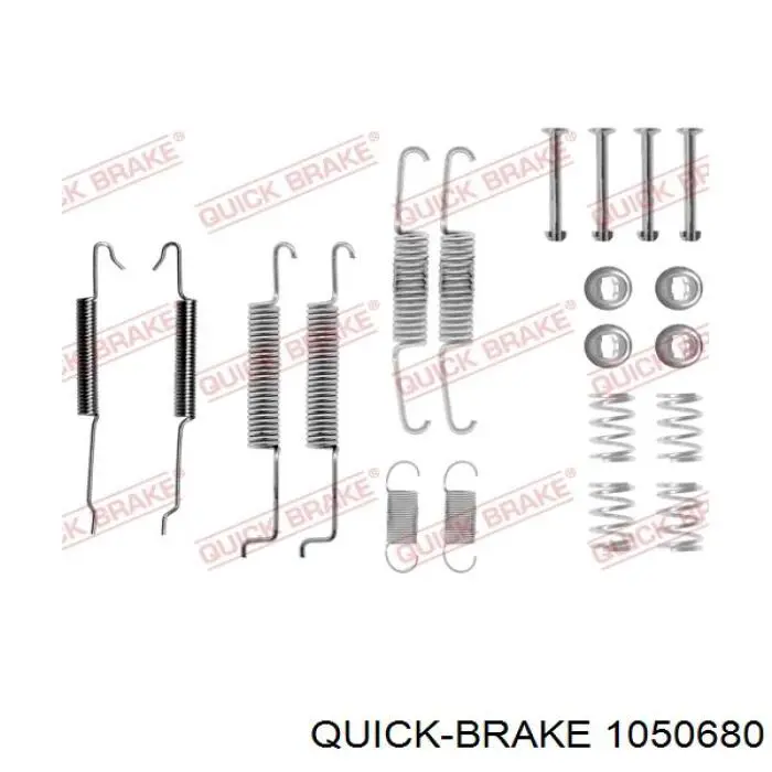 Kit de montagem das sapatas traseiras de tambor Quick Brake 1050680 preço, a partir de 9,62 USD
