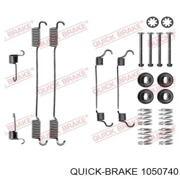Kit de montagem das sapatas traseiras de tambor Quick Brake 1050740 preço, a partir de 17,72 USD
