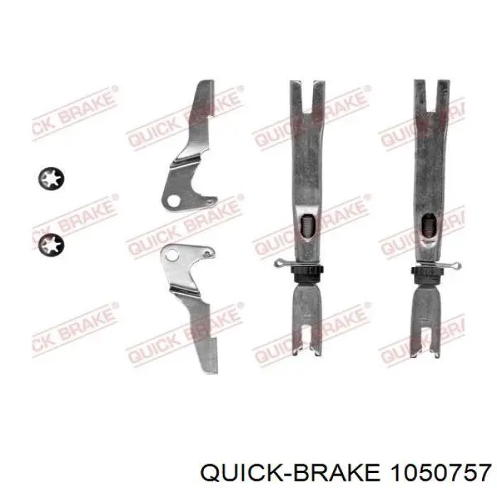 Compre 1050757 Quick Brake Kit de montagem das sapatas traseiras de tambor