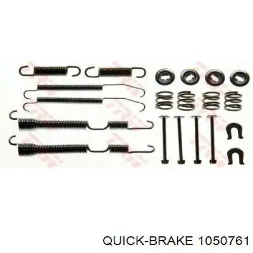 Kit de montagem das sapatas traseiras de tambor Mitsubishi Colt III C5A