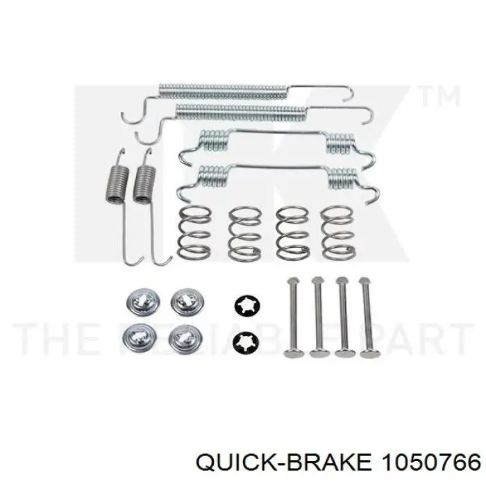 Kit de montagem das sapatas traseiras de tambor Quick Brake 1050766 preço, a partir de 11,40 USD