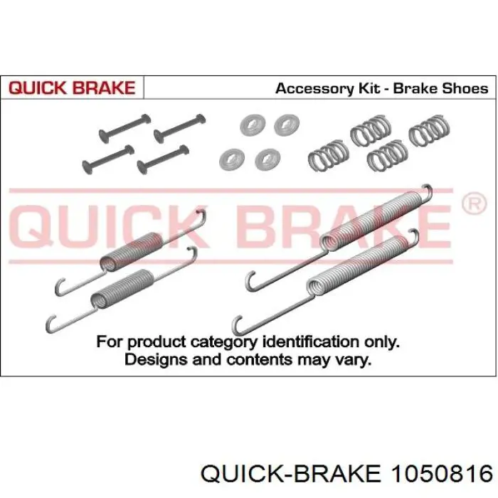 Kit de montagem das sapatas traseiras de tambor Quick Brake 1050816 preço, a partir de 12,79 USD
