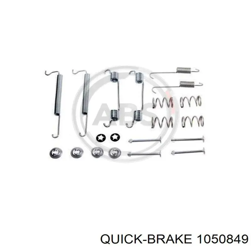 Compre 1050849 Quick Brake Kit de montagem das sapatas traseiras de tambor