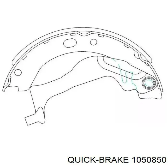 Kit de montagem das sapatas traseiras de tambor Quick Brake 1050850 preço, a partir de 8,73 USD