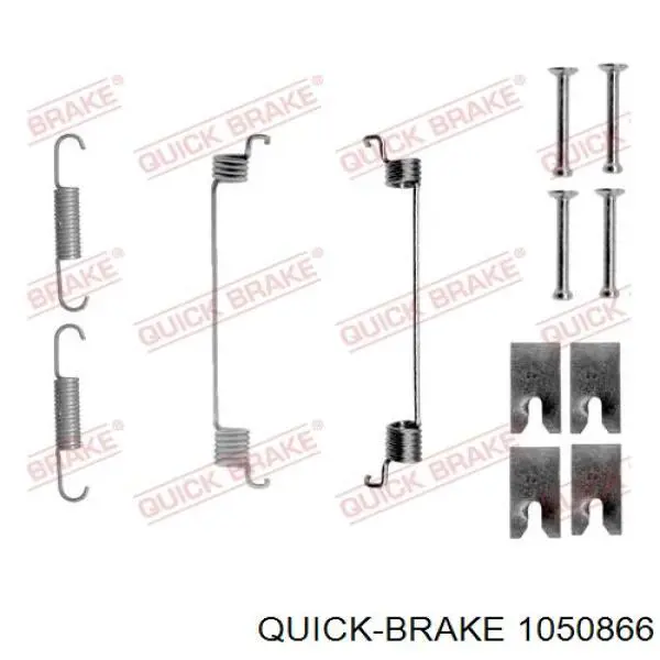 1050866 Quick Brake Mola de aperto das sapatas traseiras de tambor