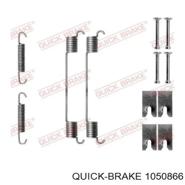 Compre 1050866 Quick Brake Mola de aperto das sapatas traseiras de tambor
