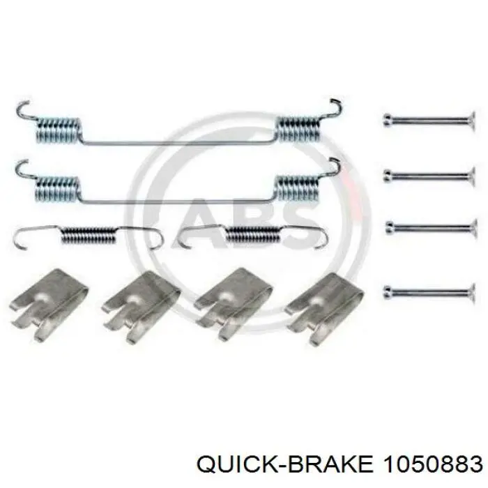 1050883 Quick Brake Kit de reparação dos freios traseiros