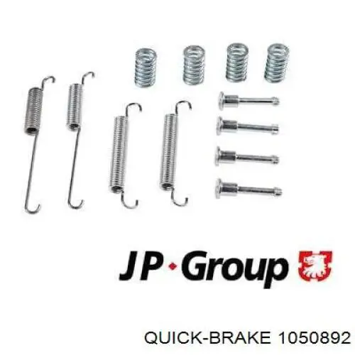 1050892 Quick Brake Kit de montagem das sapatas traseiras de tambor