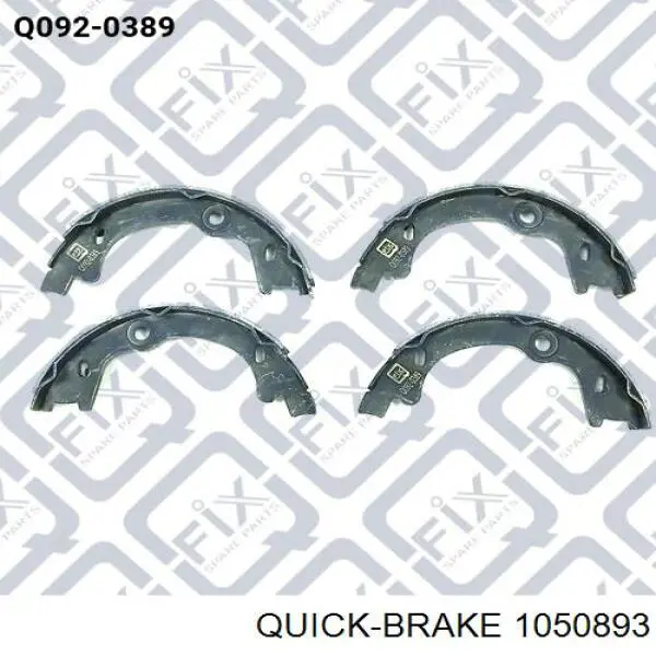 Compre 1050893 Quick Brake Kit de montagem das sapatas traseiras de tambor
