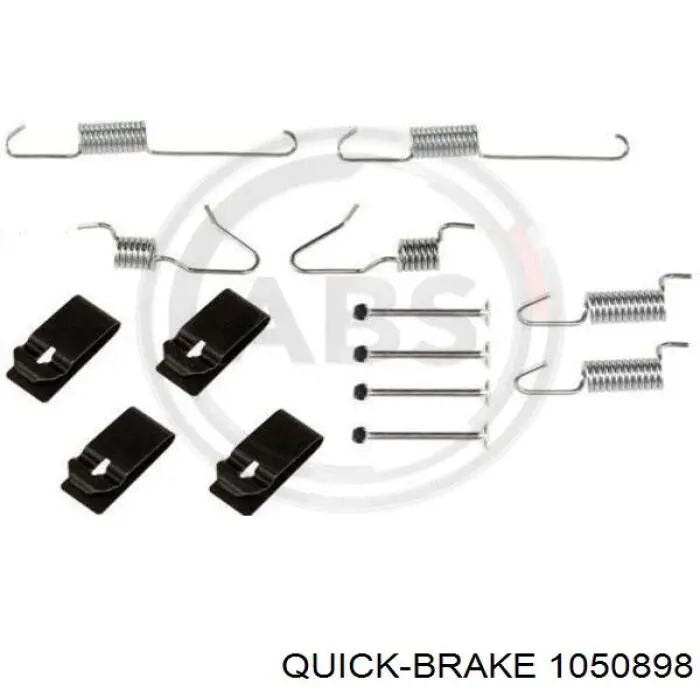 1050898 Quick Brake Kit de reparação das sapatas do freio