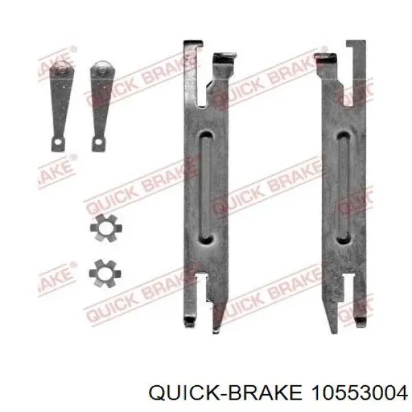 10553004 Quick Brake Mecanismo de aproximação (de auto-aproximação) das sapatas de tambor (kit de reparação levadiça)