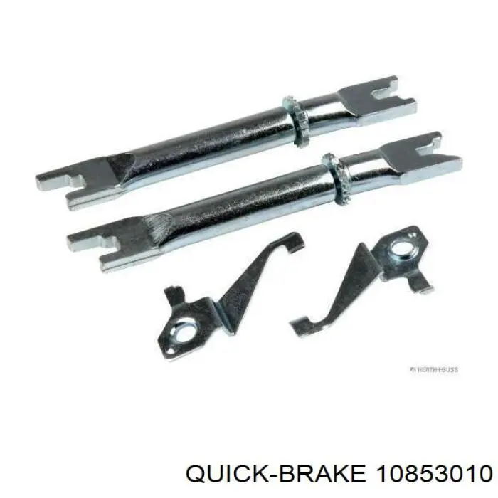10853010 Quick Brake Mecanismo de aproximação (de auto-aproximação) das sapatas de tambor (kit de reparação levadiça)