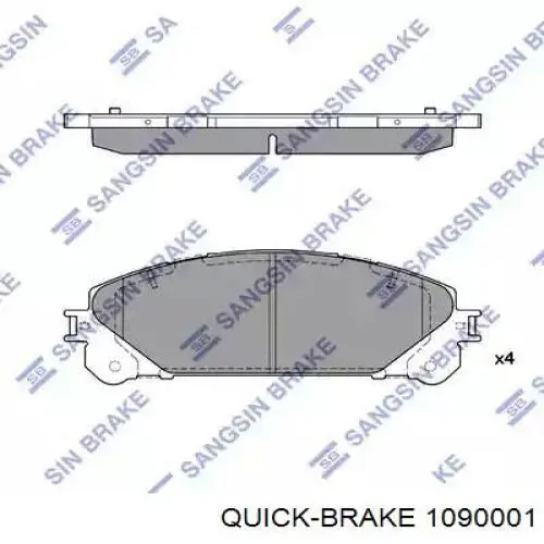 Compre 1090001 Quick Brake Kit de reparação das sapatas do freio