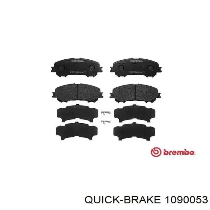 Kit de molas de fixação de sapatas de disco dianteiras Quick Brake 1090053 preço, a partir de 18,51 USD