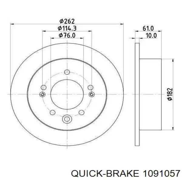 Compre 1091057 Quick Brake Kit de molas de fixação de sapatas de disco dianteiras