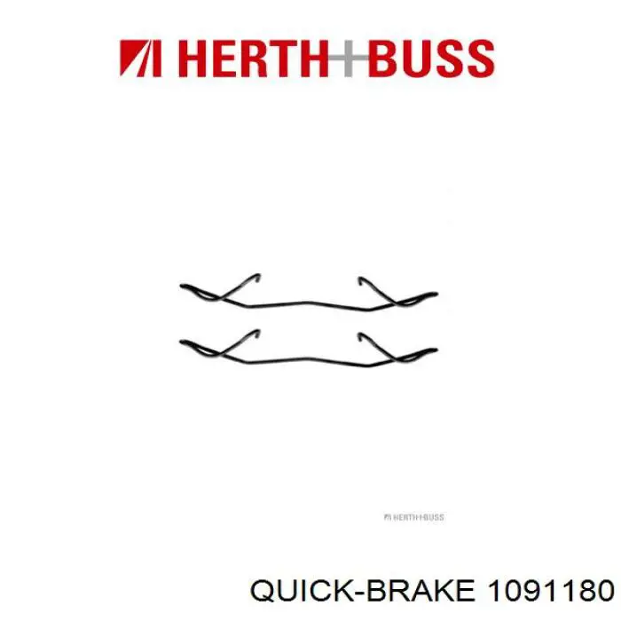Compre 1091180 Quick Brake Kit de molas de fixação de sapatas de disco dianteiras