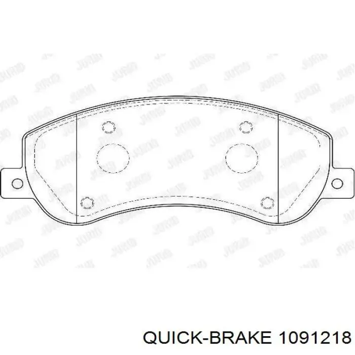 Compre 1091218 Quick Brake Kit de molas de fixação de sapatas de disco dianteiras