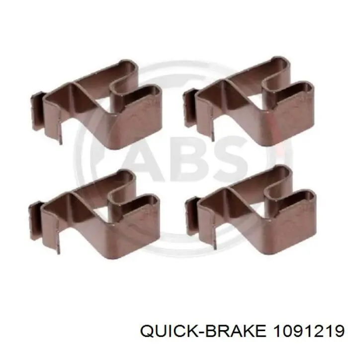 1091219 Quick Brake Kit de reparação das sapatas do freio
