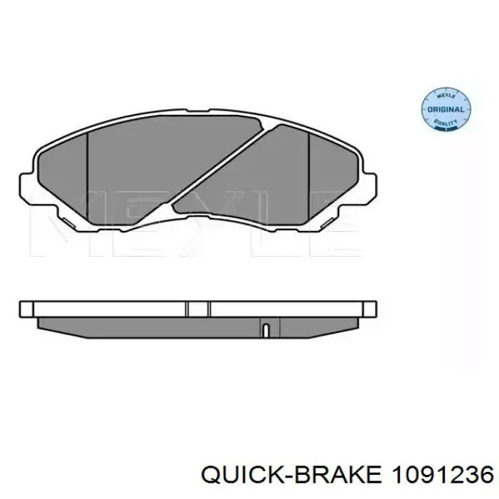 Compre 1091236 Quick Brake Kit de molas de fixação de sapatas de disco dianteiras