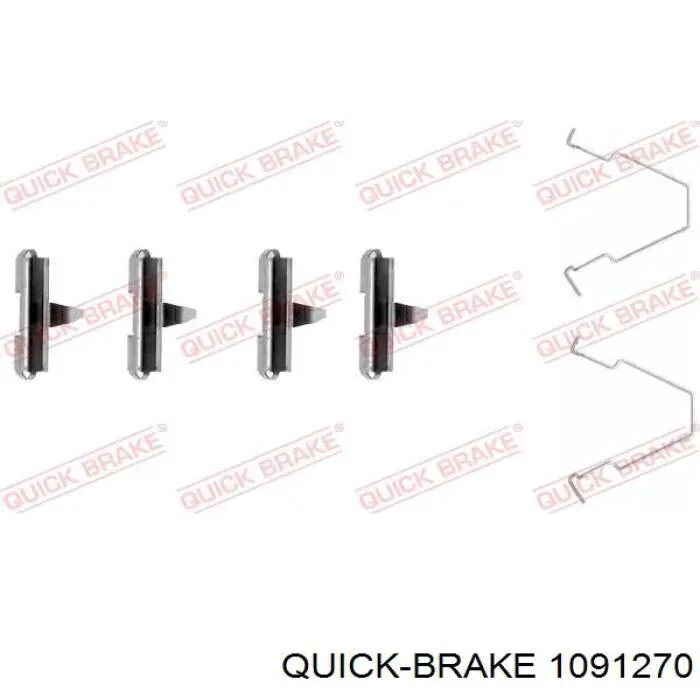 1091270 Quick Brake Kit de reparação das sapatas do freio