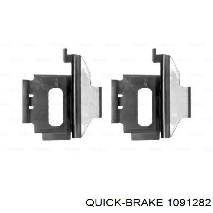 1091282 Quick Brake Kit de molas de fixação de sapatas de disco dianteiras