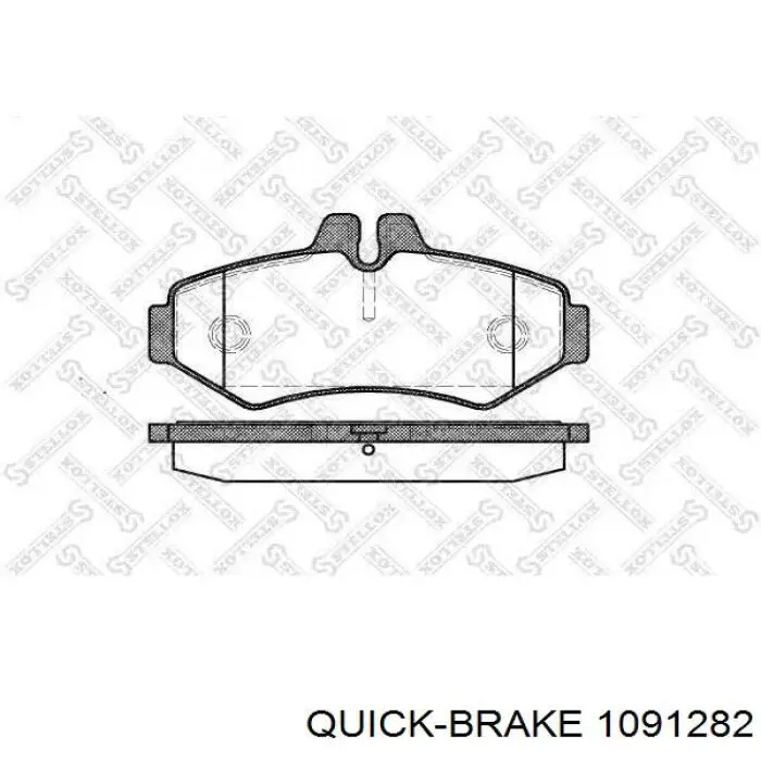 Kit de molas de fixação de sapatas de disco dianteiras Quick Brake 1091282 preço, a partir de 6,26 USD